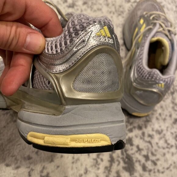 Adidas Climacool Adiprene 2004 YS6 621001 Silver Running Shoes Women Size 11 GUC - Picture 4 of 9